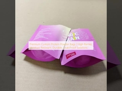 أكياس مسحوق البروتين المخصصة الممتازة | حلول عالية الحاجز، مقاومة للرطوبة، متينة، ومضادة للتسرب