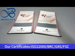 حقيبة قائمة مع نافذة شفافة