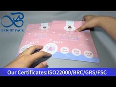 كيس غسيل وردي اللون