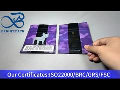 حقيبة صينية صغيرة مقاومة للأطفال مع نافذة شفافة