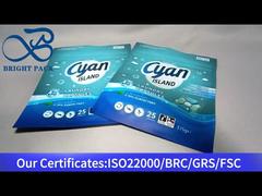 الوقوف في كيس زيبلوك لكبسولات الغسيل