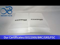 كيس من البلاستيك الشفاف بدون سحاب