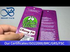 كيس بلاستيك صغير بنفسجي 1 جرام مع فتحة سهلة التمزق