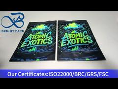 كيس الوقوف المركب من رقائق الألومنيوم مع نافذة شفافة