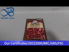 كيس بني بسحاب للحلوى الحارة