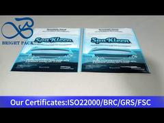 كيس بلاستيكي أزرق قابل للإغلاق لعامل التنظيف 80 جرام