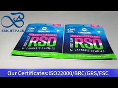 كيس من البلاستيك الملون لصمغ القنب