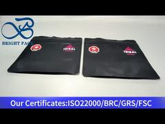 أكياس خروج مخصصة سوداء مقاومة للأطفال