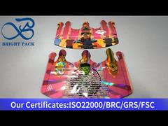 كيس ليزر مطبوع على الوجهين بشكل تاج غير منتظم