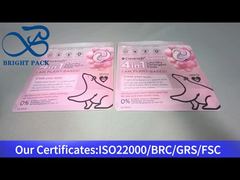 حقيبة بسحاب حمراء قائمة لمسحوق غسيل الملابس