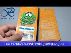 البرتقالي الحقائب الصغيرة من الألومنيوم والبلاستيك