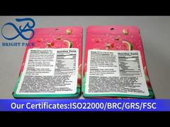 كيس التعبئة الوردي المقاوم للأطفال للقنابل الهجينة المضغوطة بالحشيش