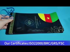 حقيبة قهوة مغلقة من ثمانية جوانب مع صمام