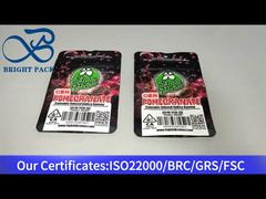 أكياس خروج مخصصة مقاومة للأطفال لحلوى العلكة إنديكا الممزوجة بالقنب