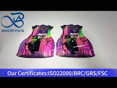 كيس مقاوم للأطفال صيني غير منتظم الشكل مع طباعة على الوجهين