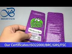 تغليف كيس البولي ايثيلين الأرجواني