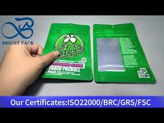 كيس القنب مايلر مع نافذة واضحة