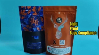 أكياس زيبلوك مقاومة للأطفال حاصلة على براءة اختراع أمريكية لتلبية احتياجات الامتثال لمستوصف القنب