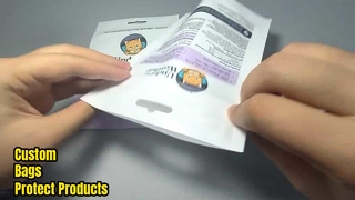 أكياس التعبئة والتغليف البلاستيكية المخصصة المطبوعة بالجملة