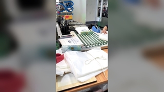 صديقة للبيئة بيضاء مطبوعة زجاجي حقيبة الغذاء الآمن التعبئة والتغليف الحقيبة