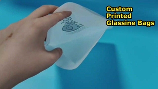 كيس ورق زجاجي للطباعة قابل للتخصيص من المصنع الصيني بالجملة