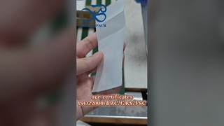 أكياس الورق الزجاجية المقاومة للغبار: مطبوعة خصيصًا لمستوصفات القماش والعلامات التجارية