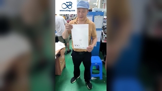 أكياس ورق زجاجية شفافة قابلة للتحلل بنسبة 100% لتغليف القمصان والجوارب
