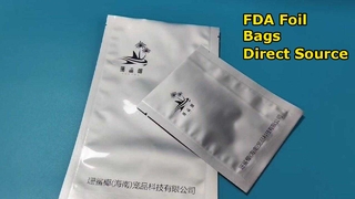 أكياس رقائق الألومنيوم المصنوعة في المصنع الصيني المتوافقة مع إدارة الغذاء والدواء (FDA).