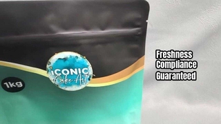 أكياس مسطحة القاع متوافقة مع إدارة الغذاء والدواء الأمريكية مع سحاب