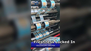 وجبة خفيفة التعبئة والتغليف لفة فيلم B2B الجملة الغذاء الآمن مخصص حاجز الحرارة الختم