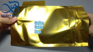 حقيبة سستة ذهبية مقاومة للطفل