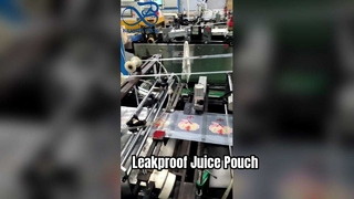 كيس عصير قابل للضبط وآمن للطعام، كيس تغليف عصير شفاف مانع للتسرب