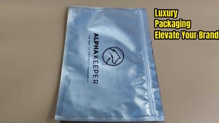 أكياس سحاب بلاستيكية غير لامعة فاخرة لتجارة التجزئة ذات العلامات التجارية وتغليف المنتجات المتميزة