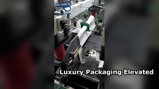 حقيبة فاخرة واقفة حقيبة مطبوعة بعلامة تجارية فاخرة غير لامعة