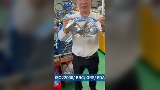 الوقوف في كيس زيبر مقوى محكم B2B بالجملة مخصص للأغذية الآمنة