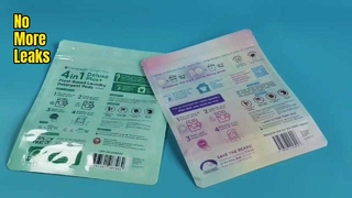 أكياس منظفات الغسيل البلاستيكية المقاومة للتسرب بسحاب للاستخدام المنزلي