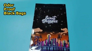 أكياس السوستة المركبة من رقائق الألومنيوم السوداء المقاومة للرائحة للتخزين والبيع بالجملة