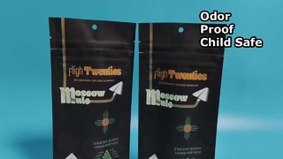 حقيبة مايلر المقاومة للرائحة، مقاومة للأطفال لماركات القنب الأمريكية