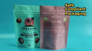 أكياس مخصصة مقاومة للأطفال للقنب مع حلول الامتثال CR الحاصلة على براءة اختراع أمريكية