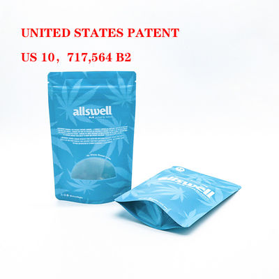 أكياس آمنة مضادة للطفل مع قفل زبدة بلاستيكي ذاتي الدعم