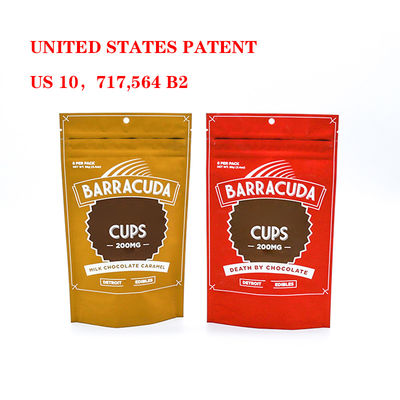 5x8 8 X 12 كيس مايلر لمرة واحدة أكياس مضادة للأطفال المقاومة للروائح آمنة بلاستيكية سحب