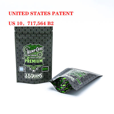 3.5g 7g أكياس مايلار مضادة للاشمع الأمن المقاوم للأطفال سحب قفاز أدوات التعبئة والتغليف الأغذية كيس شعار مخصص مدعوم