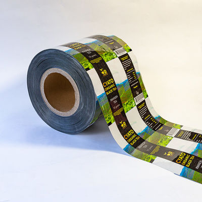 الأغذية الألومنيوم ورق المركب للفيلم للفيلم لون الطباعة الشاي وجبة خفيفة التغليف التلقائي للفيلم