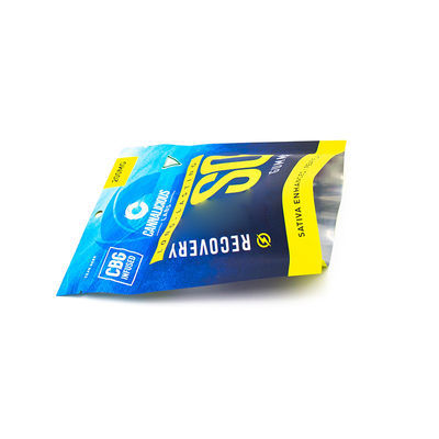 حقيبة تعبئة آمنة قابلة للتخصيص من ثلاثة جوانب مضادة للطفل VMOPP+PET+PE