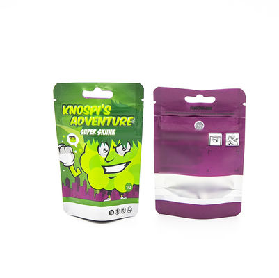 أكياس الأعشاب المقاومة للطفل أكياس بلاستيكية تغليف كيس ألعاب طباعة رقمية ملونة