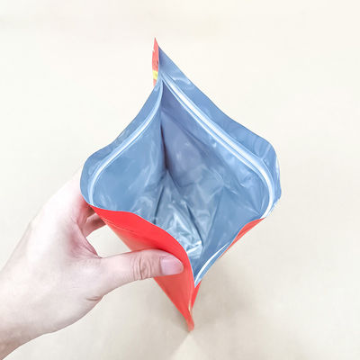 أكياس الألومنيوم المعدنية للأطعمة والوجبات الخفيفة مع سحب آمن للأطعمة