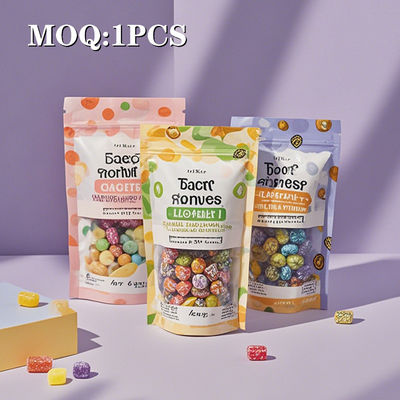 الشعار المخصص حقائب مايلر 3 جانبي مغلقة كيس مع سحب قفل البلاستيك الوقوف التبغ التعبئة