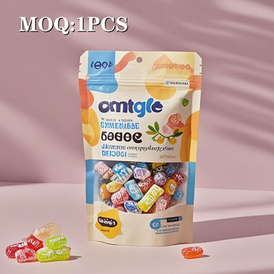 تخصيص التعبئة الغذائية القابلة لإعادة التدوير الحيوية التعبئة الغذائية المقاومة للرائحة حقيبة مغلقة سحب القائمة كيس الميلار