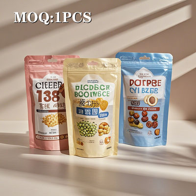 حقائب قابلة لإعادة الختم للبذور والفواكه المجففة والمكسرات: عبوات غذائية دائمة مع الزيبلوك