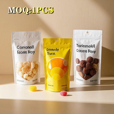 الحجم المخصص المطبوع حزم الغذاء المقاومة للطفل الحلوى المطاطية الطرفية 3.5 غرام